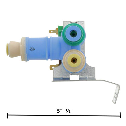 GlobPro W10155357 W10179146 WPW10179146VP 1546655 Fridge Water Inlet Valve 5" ½ length Approx. Replacement for and compatible with Kenmore Whirlpool KitchenAid Maytag Heavy DUTY