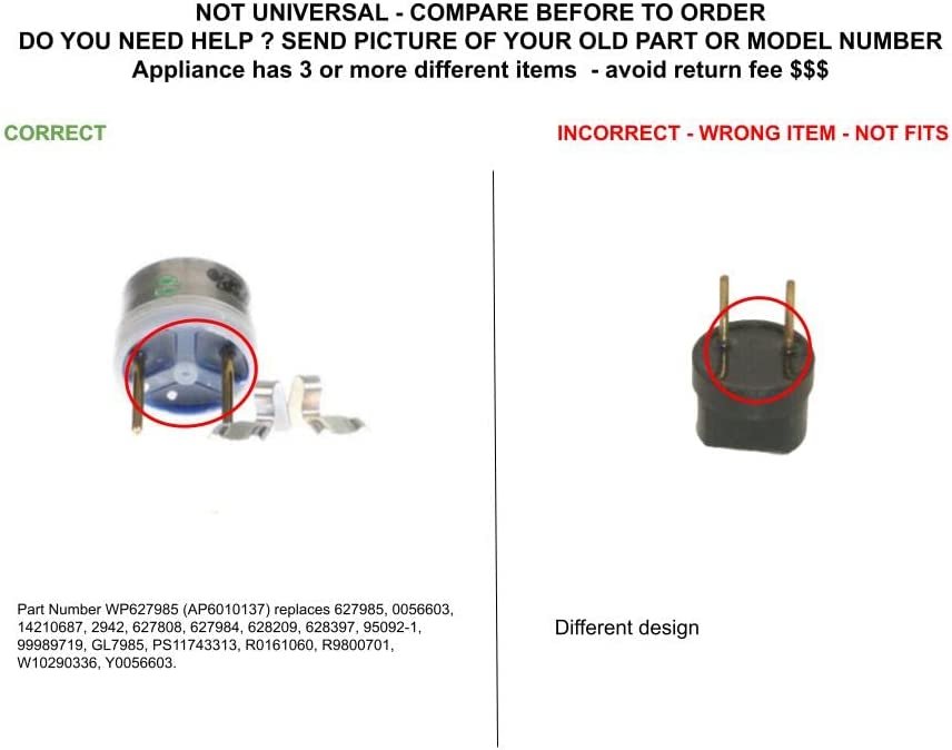 GLOB PRO SOLUTIONS 56603 2942 627808 627984 627985 CKD5703 Ice Maker Thermostat