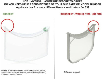GLOB PRO SOLUTIONS 304388 306666 3452 DE529 CKD2127 Dryer Lint Filter Replacement for and compatible with Heavy DUTY