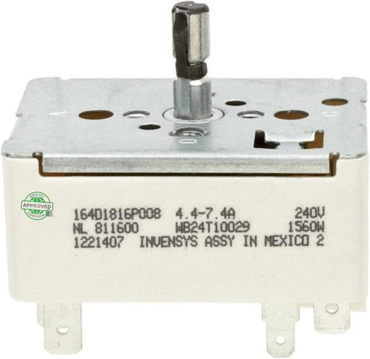 GLOB PRO SOLUTIONS 769696 CKD3570 Range Surface Burner Control Switch