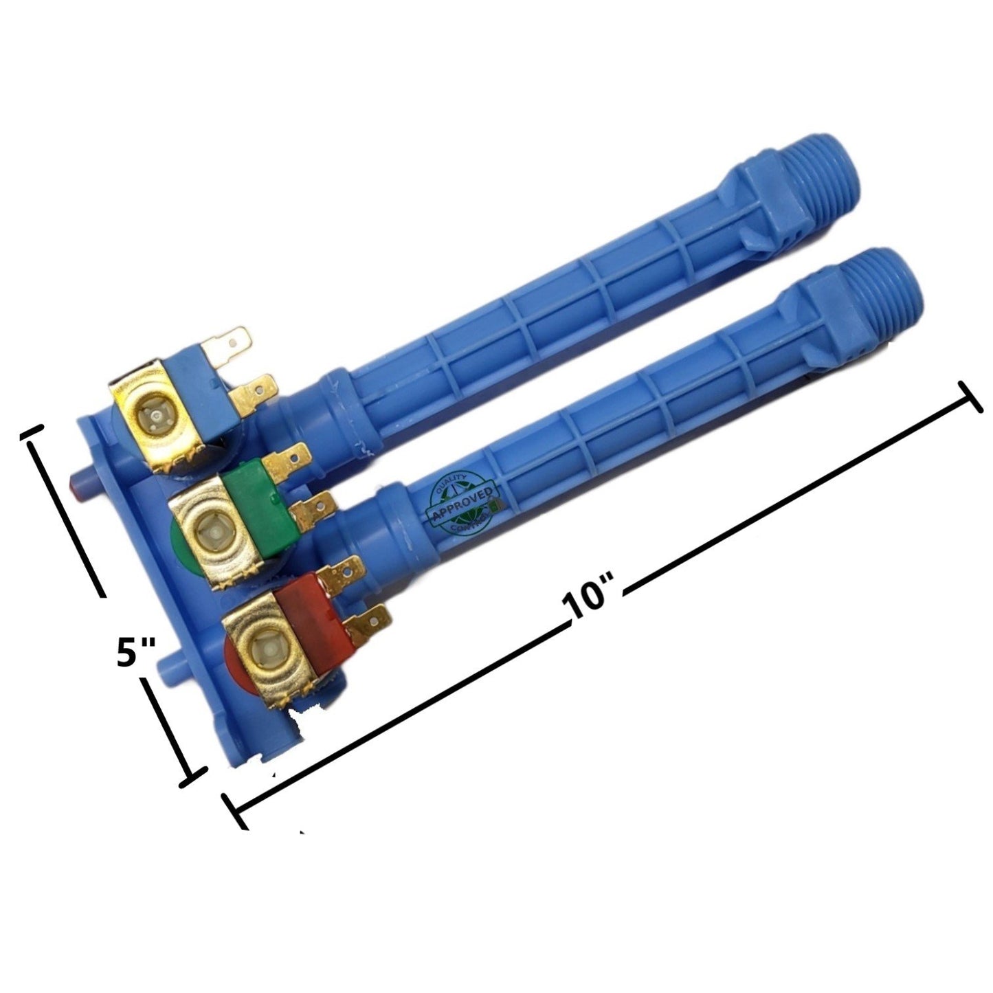 GlobPro 134866600 134371210 Washer Water Valve 9" ½ length Approx. Replacement for and compatible with Frigidaire Crosley Kenmore Heavy DUTY