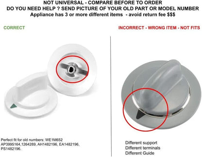 GLOB PRO SOLUTIONS 1264289 CKD4106 Timer Knob - White