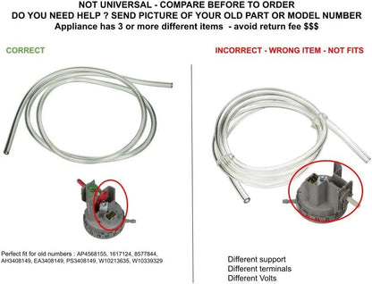 GLOB PRO SOLUTIONS 8577844 1617124 W10213635 W10339329 CKD3174 Water Level Switch Kit