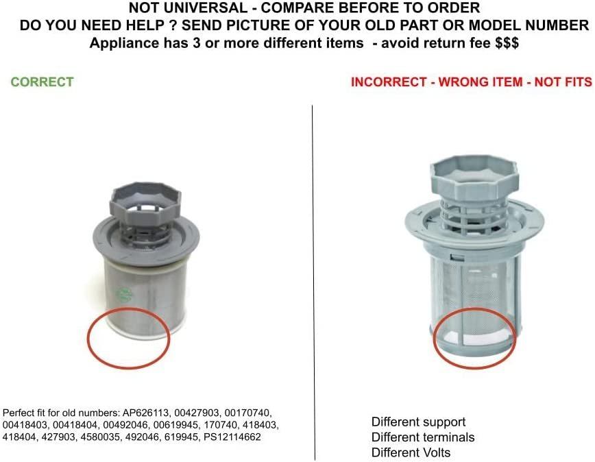 GLOB PRO SOLUTIONS AP6261134 PS12114662 EAP12114662 PD00037664 CKD3061 Micro Filter