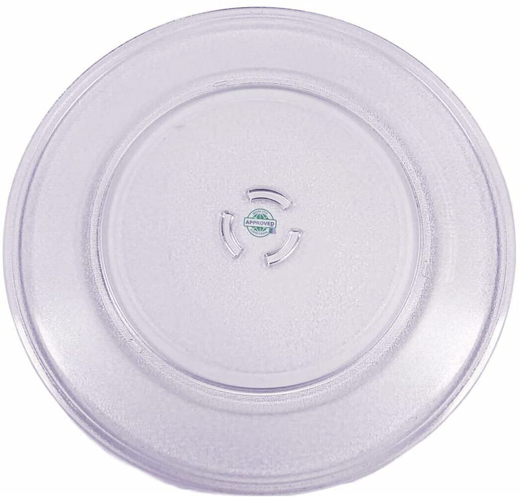 GlobPro CK900128 Compatible with KitchenAid, and More Microwave Glass Tray Plate 15.75 Inces and Internal 12.25" inches Heavy Duty