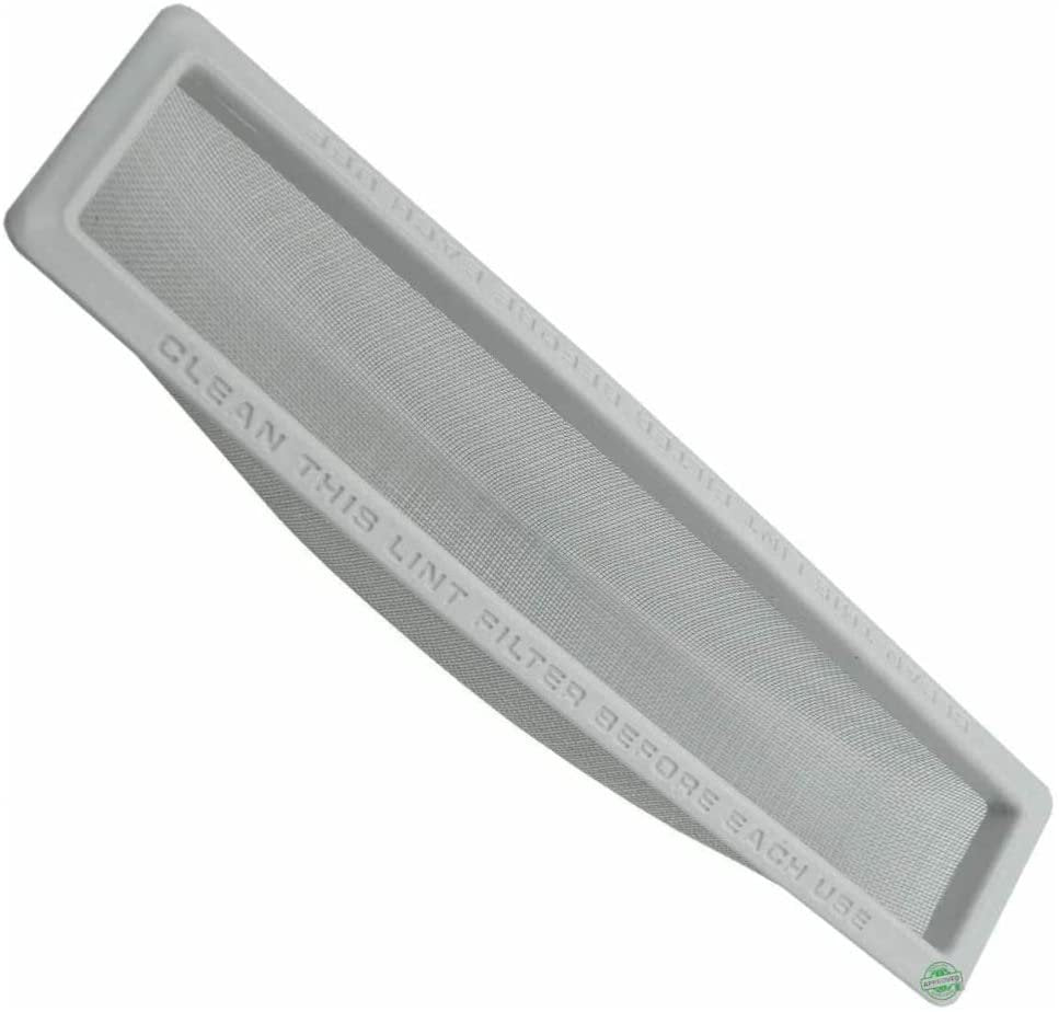 GLOB PRO SOLUTIONS WE18X26 CKD1396 Dryer Lint Screen Filter 12" ⅝ Length Approx. Replacement for and compatible with General Electric Kenmore Hotpoint Heavy DUTY