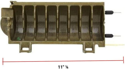 GLOB PRO SOLUTIONS 627815 4441965 627997 628189 CKD1403 Fridge Ice Tray & Heater Assembly 11" ¼ Length Approx. Replacement for and compatible with KitchenAid Whirlpool Kenmore Maytag Heavy DUTY
