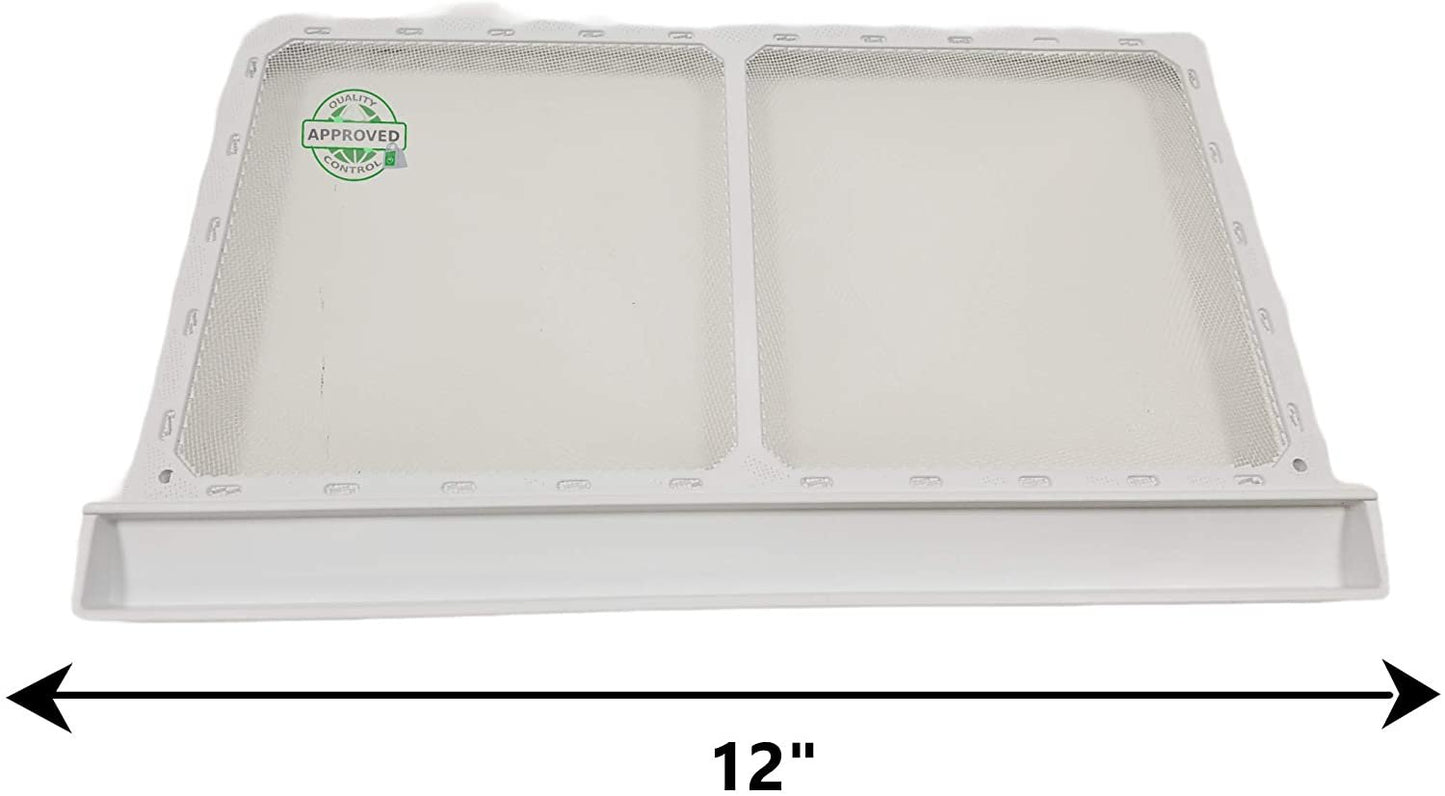 GlobPro 131450345 484 Dryer Lint Filter Screen & Cover 12" length Approx. Replacement for and compatible with Frigidaire Kenmore White Westinghouse Electrolux 131450345 484 Heavy DUTY