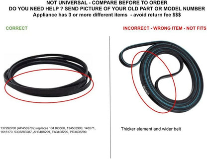 GLOB PRO SOLUTIONS 134163500 1615170 134503900 5303283287 CKD3911 Drive Belt