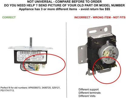 GLOB PRO SOLUTIONS 3406725 Dryer Timer Heavy DUTY
