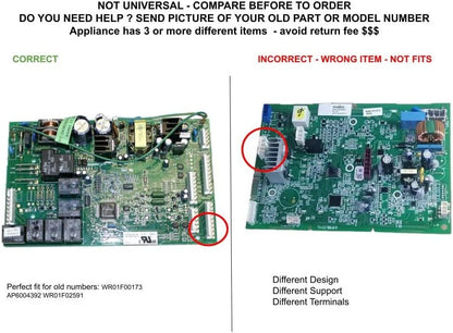 GLOB PRO SOLUTIONS WR01F02591 CKD5460 Main Control Board