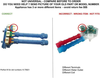 GLOB PRO SOLUTIONS AP3995206 PS1482393 EAP1482393 CKD3573 Water Inlet Valve