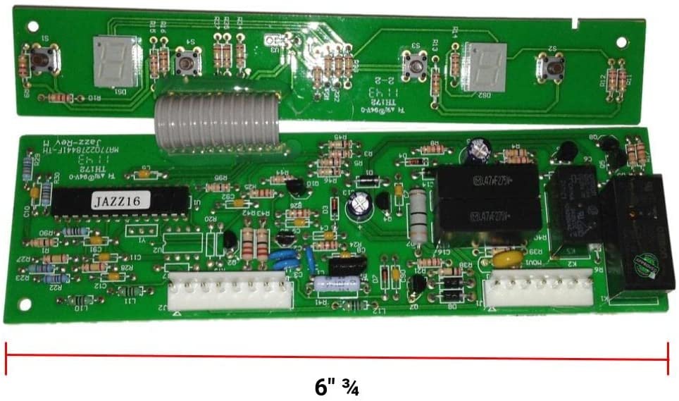 GLOB PRO SOLUTIONS 12868514 12868515 67006213 67006738 CKD2031 Refrigerator Electronic Control Board 6" ¾ Length Approx. Replacement for and compatible with Whirlpool Admiral Amana Heavy DUTY