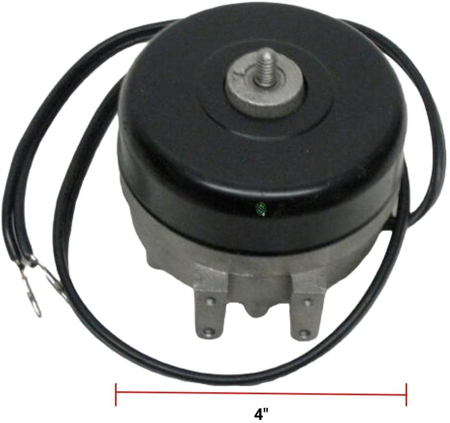 GLOB PRO SOLUTIONS 4200740 Refrigerator Condenser Fan Motor 4" Diameter Approx. Heavy DUTY