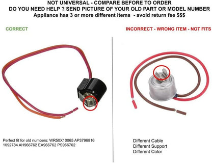 GLOB PRO SOLUTIONS 1092784 CKD4398 Defrost Thermostat