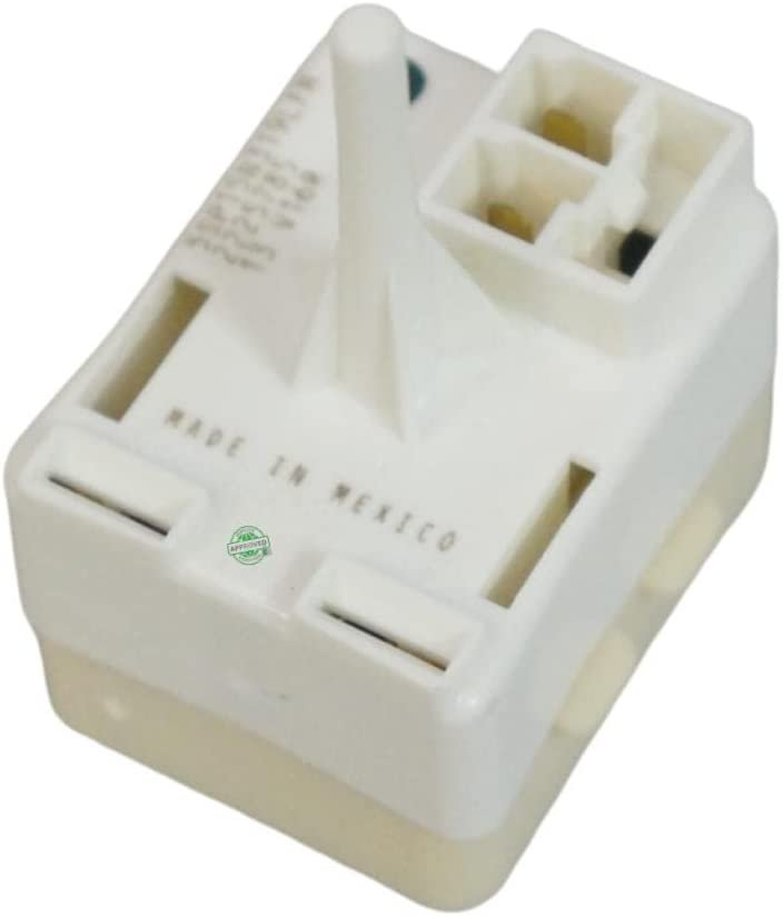 GLOB PRO SOLUTIONS AP6006764 PS11739840 PD00063627 CKD1792 Refrigerator Start Switch 2 Terminals 1" ¾ length Approx. Replacement for and compatible with Roper Whirlpool Estate Kenmore Heavy DUTY
