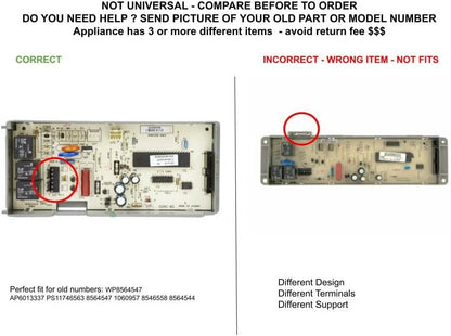 GLOB PRO SOLUTIONS WP8564547 CKD5934 Control Board