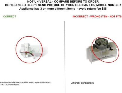 GLOB PRO SOLUTIONS WP67006249 CKD3662 Damper Control Assembly