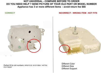 GLOB PRO SOLUTIONS WPW10113804 CKD2928 Washer Timer compatible with Kenmore, Maytag, Whirlpool