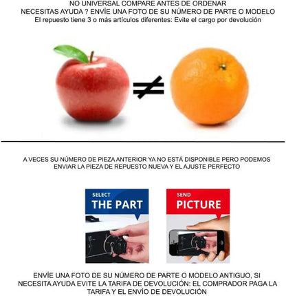 GLOB PRO SOLUTIONS DC61-01215A 2069087 CKD2426 Dryer Idler Tension Spring 2" ¾ Length Approx. Replacement for and compatible with Samsung Kenmore Heavy DUTY