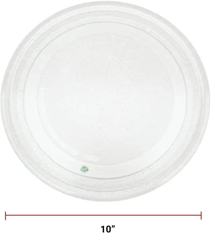 GlobPro WP8205098 Microwave Glass Cooking Tray 10" Diameter Approx. Replacement for and Compatible with Whirlpool Heavy Duty