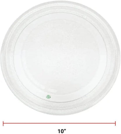 GlobPro WP8205098 Microwave Glass Cooking Tray 10" Diameter Approx. Replacement for and Compatible with Whirlpool Heavy Duty