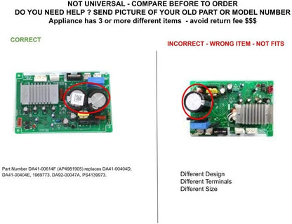 GLOB PRO SOLUTIONS AP4507565 PS4139744 EAP4139744 PD00008991 CKD6065 Inverter Control Board