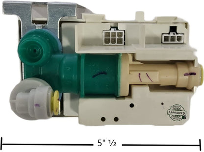 GlobPro WR57X10072 Frid Water Inlet Valve 5" ½ length Approx. Replacement for and compatible with General Electric Heavy DUTY