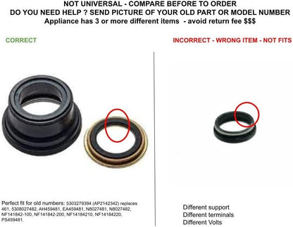GLOB PRO SOLUTIONS AP2142342 PS459481 EAP459481 PD00000221 CKD6214 Tub Seal Kit