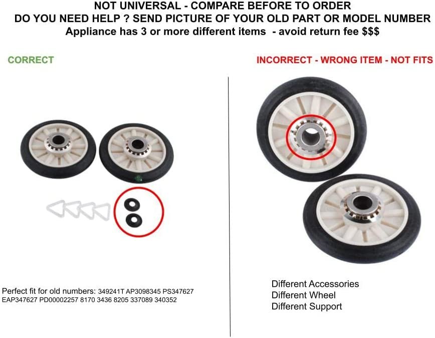 GLOB PRO SOLUTIONS 349241T CKD4668 Rear Drum Roller Kit