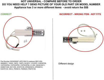 GLOB PRO SOLUTIONS 5303935067 CKD4811 Oven Ignitor
