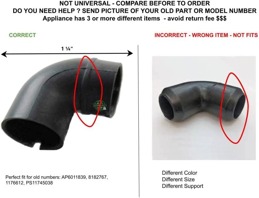 GLOB PRO SOLUTIONS WP8182767 CKD3497 Drain Hose