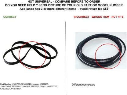 GLOB PRO SOLUTIONS AP4009041 PS2003327 EAP2003327 PD00003144 CKD3693 Drive Belt