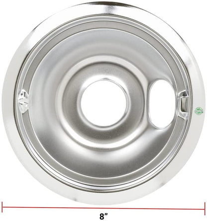 GLOB PRO SOLUTIONS WB31M16 CKD1809 Range Burner Bowl 8" Length Approx. Replacement for and compatible with General Electric Hotpoint Heavy DUTY