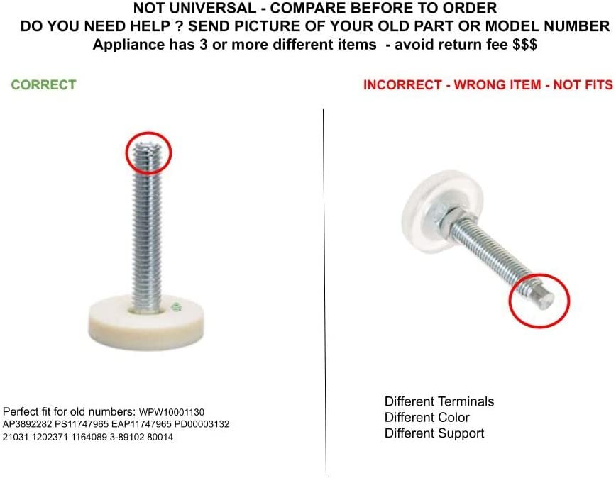 GLOB PRO SOLUTIONS 21031 1202371 1164089 3-89102 80014 CKD4696 Leveling Leg