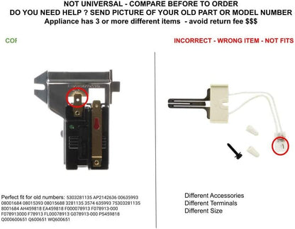 GLOB PRO SOLUTIONS 635993 3574 635993 3281135 8001684 CKD4370 Flame Sensor