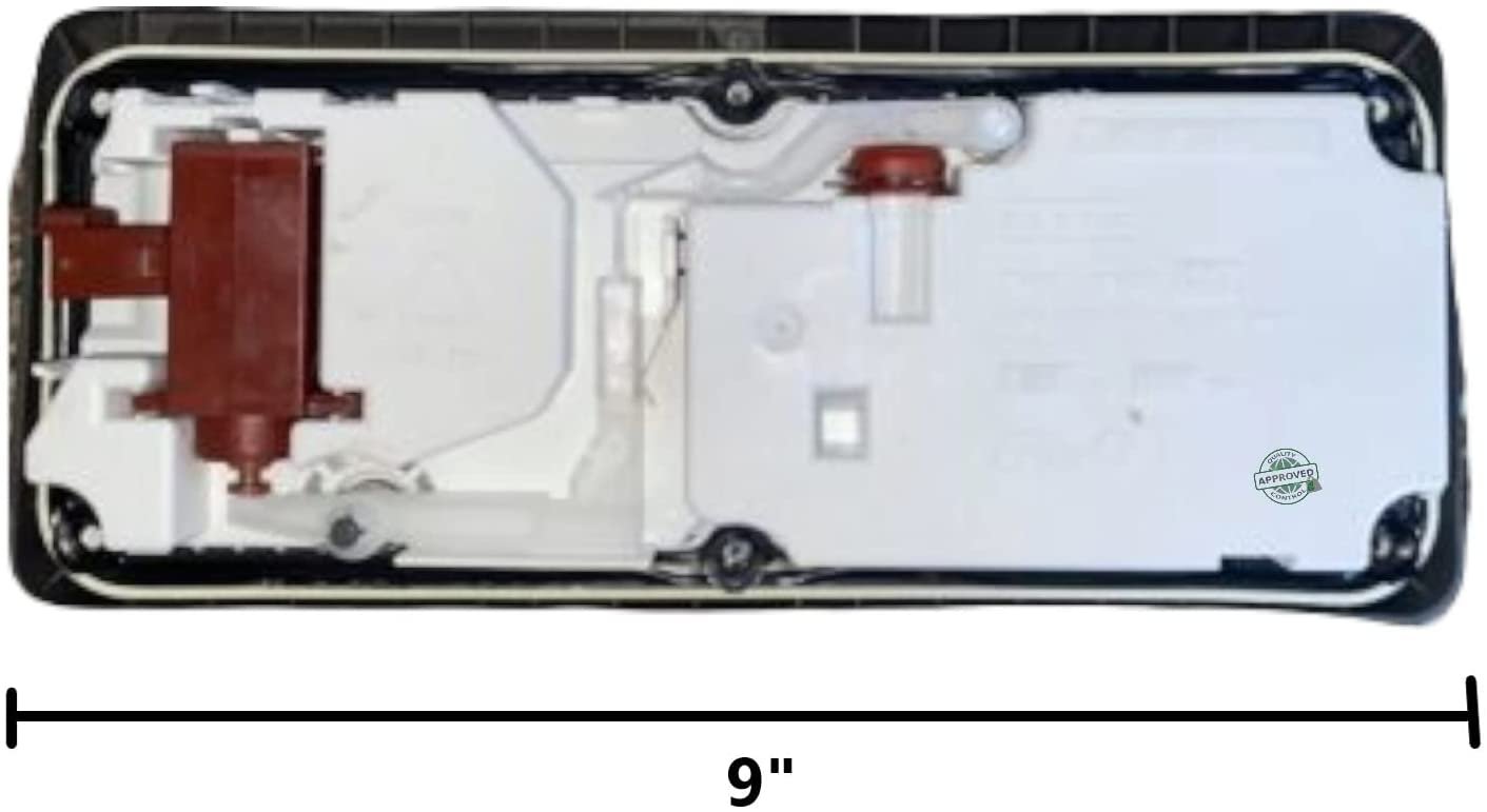 GlobPro W10723269 W10901088 WPW10304407 WPW10304408 Diswasher Detergent Dispenser 9" length Approx. Replacement for and compatible with Whirlpool Maytag Heavy DUTY
