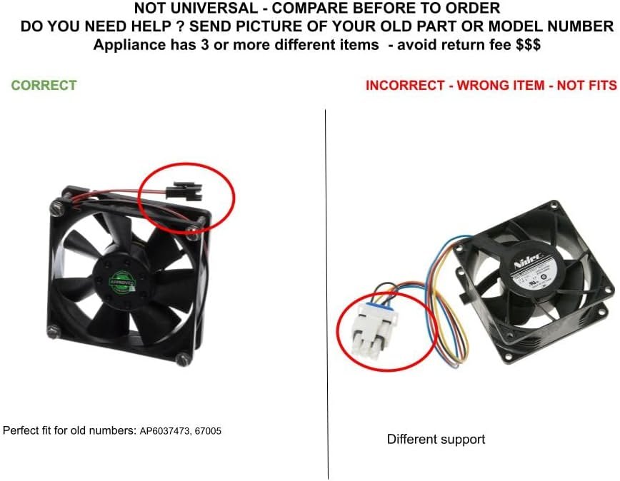 GLOB PRO SOLUTIONS 80-54321-00 CKD2918 Evaporator Fan
