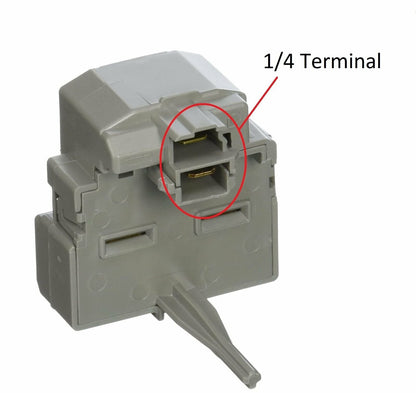 GlobPro WR08X22874 CK900368 Fits Embraco Compressor Start Relay 1/4 terminal Replacement for and compatible with GE Hotpoint Heavy DUTY