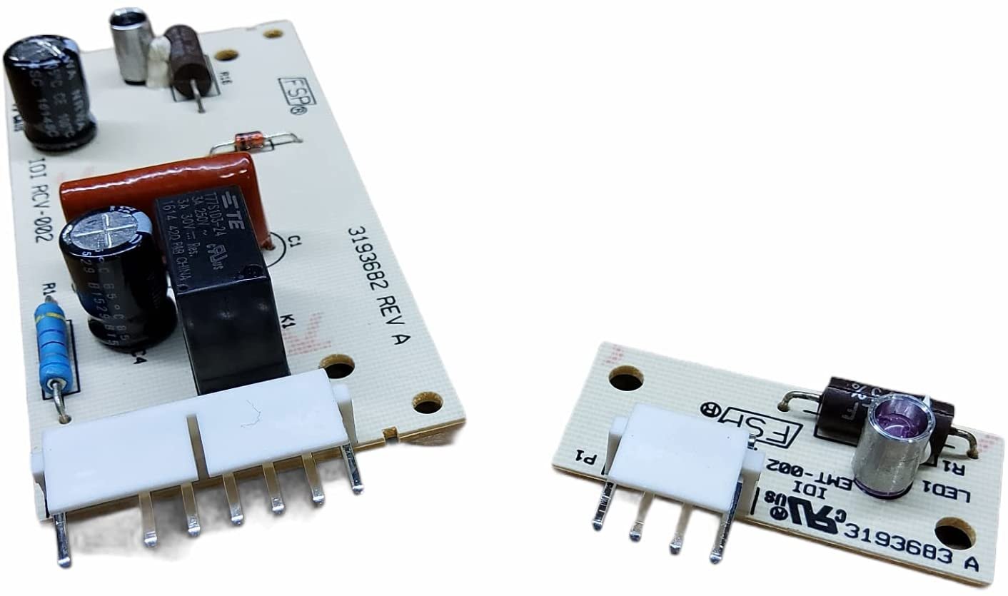 DrEquipUS W10757851 Ice Level Power Control Board Kit Replacement for and compatible with Whirlpool KitchenAid Heavy DUTY
