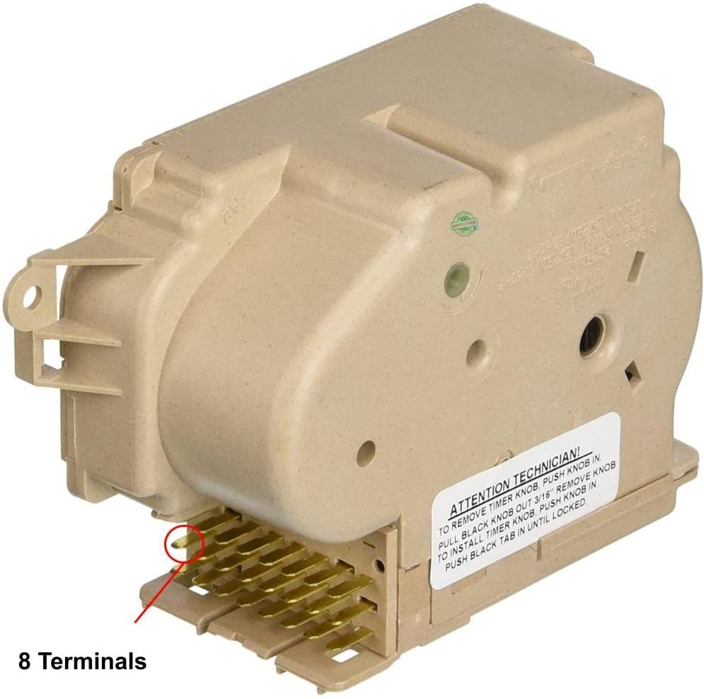 GLOB PRO SOLUTIONS 3952499 547797 CKD1862 Washer Timer 4" ½ Length Approx. Replacement for and compatible with Whirlpool Heavy DUTY