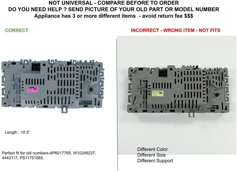 GLOB PRO SOLUTIONS W10249237 CKD3591 Electronic Control Board