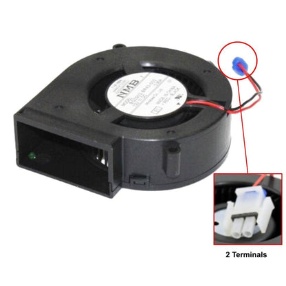 GLOB PRO SOLUTIONS 3033244 CKD2714 Refrigerator Blower Fan Duct 4" Length Approx. Replacement for and Compatible with General Electric Heavy Duty