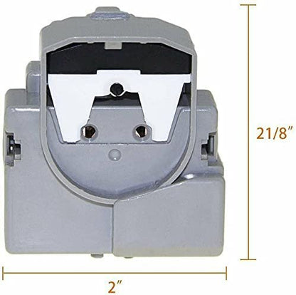 GlobPro PD00039282 PS11701228 4454642 AP5970731 CK900368 Fits Embraco Compressor Start Relay 1/4 terminal Replacement for and compatible with GE Hotpoint Heavy DUTY
