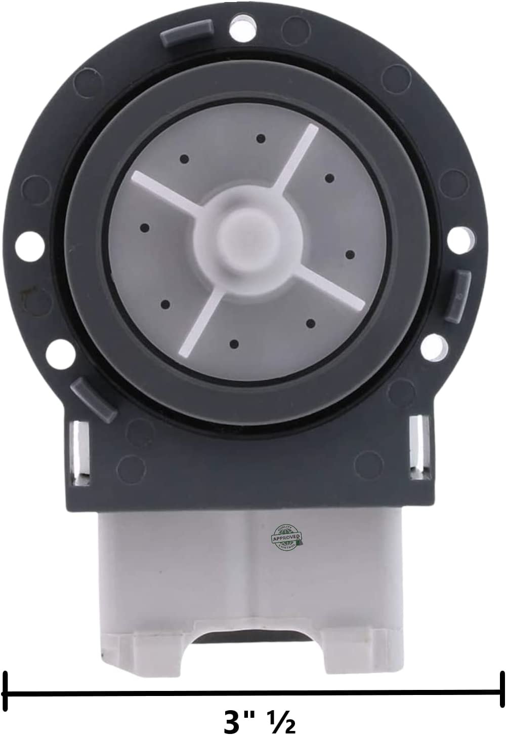 GlobPro PD00002185 2754406 AP5583541 PS4204640 Washer Drain Pump Motor 3" ½ length Approx Replacement for and compatible with Samsung Heavy DUTY