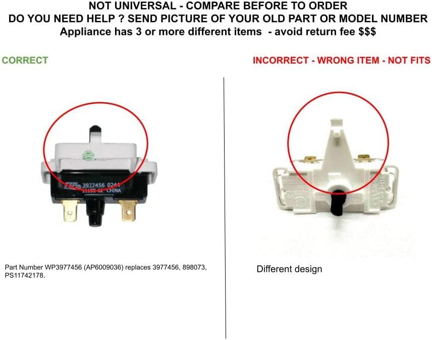 GLOB PRO SOLUTIONS WP3977456 CKD5730 Push To Start Switch