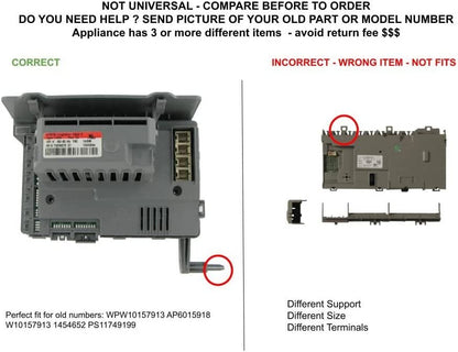 GLOB PRO SOLUTIONS W10157913 1454652 CKD4183 Electronic Control Board