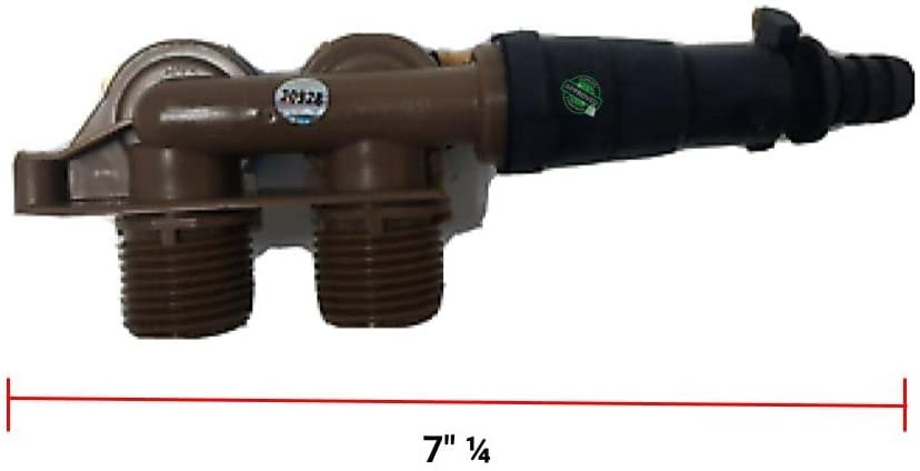 GLOB PRO SOLUTIONS W10175893 4441659 1471336 CKD2041 Washer Water Inlet Valve 7" ¼ Length Approx. Replacement for and compatible with Kenmore Whirlpool Heavy DUTY