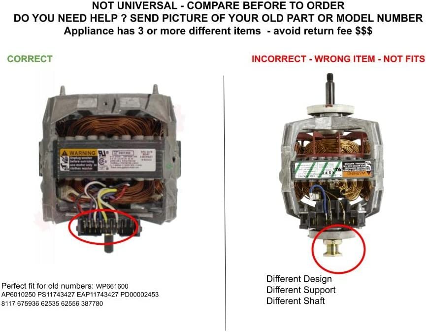 GLOB PRO SOLUTIONS 8117 675936 62535 62556 387780 CKD5506 2 Speed Motor
