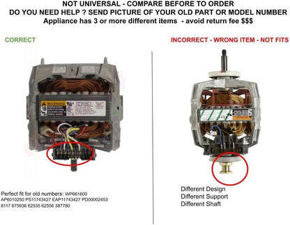 GLOB PRO SOLUTIONS 8117 675936 62535 62556 387780 CKD5506 2 Speed Motor